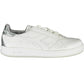 White Fabric Women Sneaker