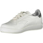 White Fabric Women Sneaker