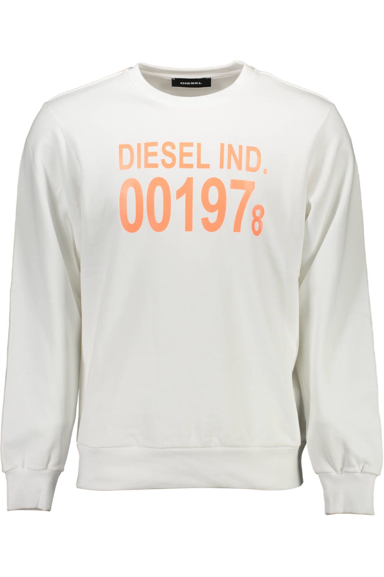 White Cotton Men Sweater