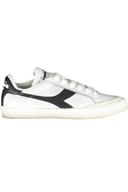 White Fabric Women Sneaker