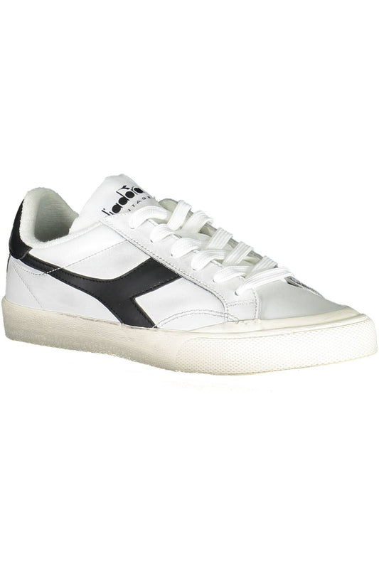 White Fabric Women Sneaker
