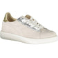 White Fabric Women Sneaker