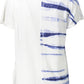 White Viscose Women T-Shirt