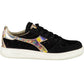 Black Fabric Women Sneaker