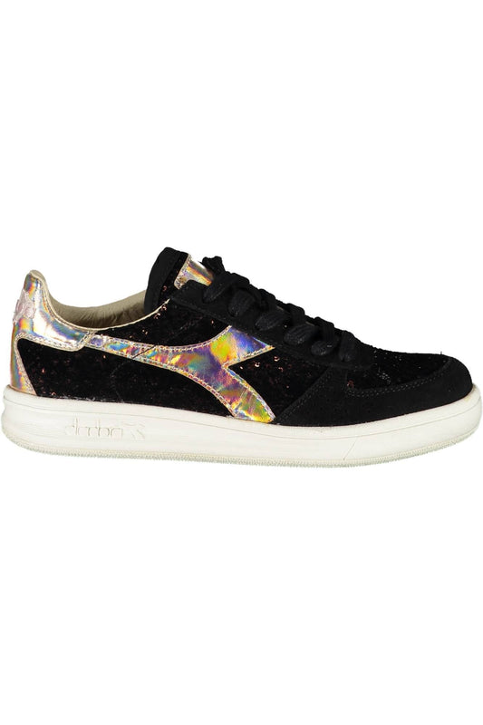 Black Fabric Women Sneaker