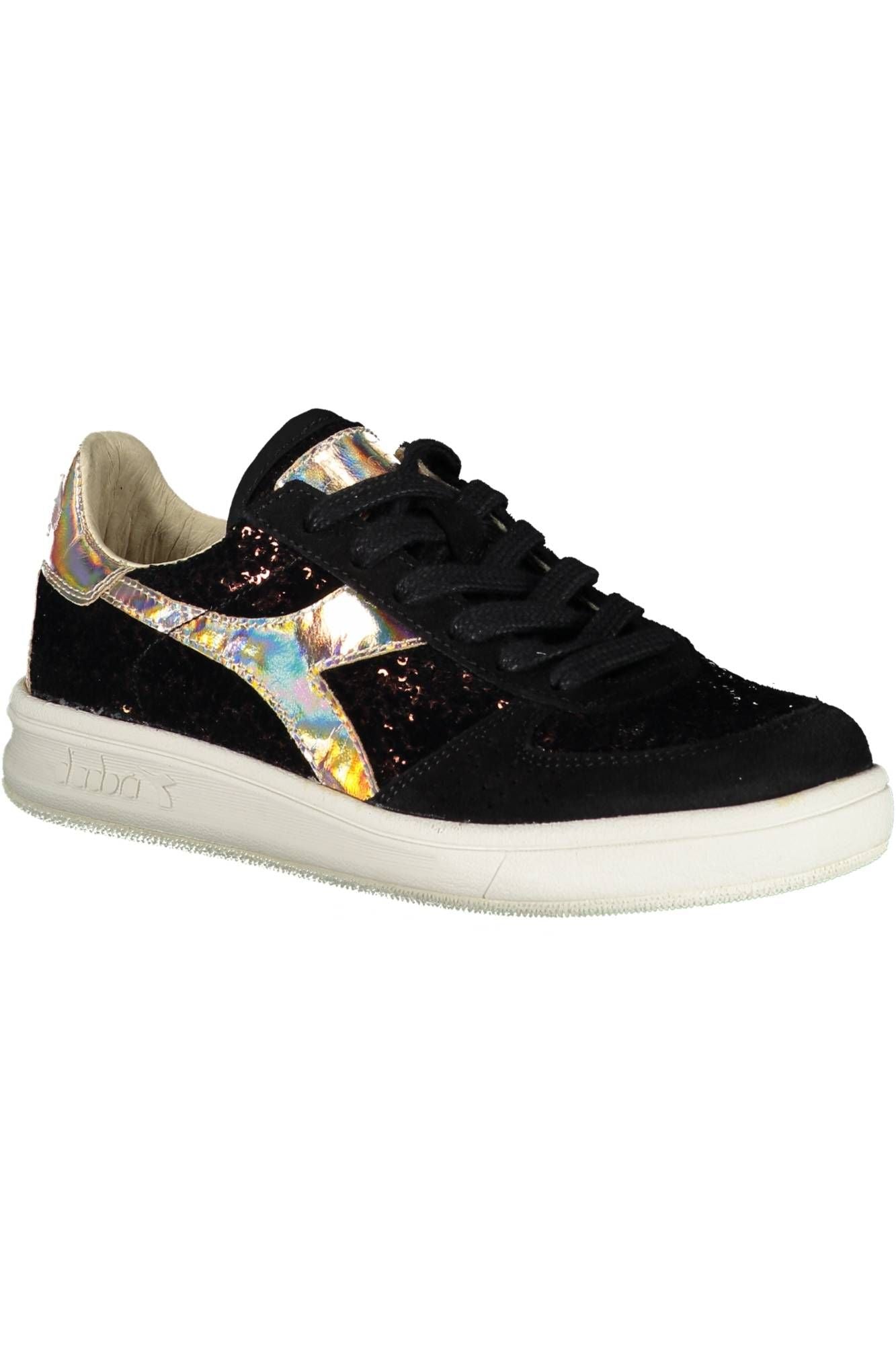 Black Fabric Women Sneaker