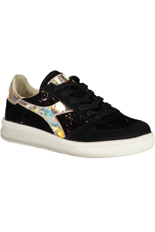 Black Fabric Women Sneaker