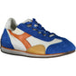 Blue Fabric Women Sneaker