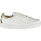 White Fabric Women Sneaker