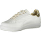 White Fabric Women Sneaker