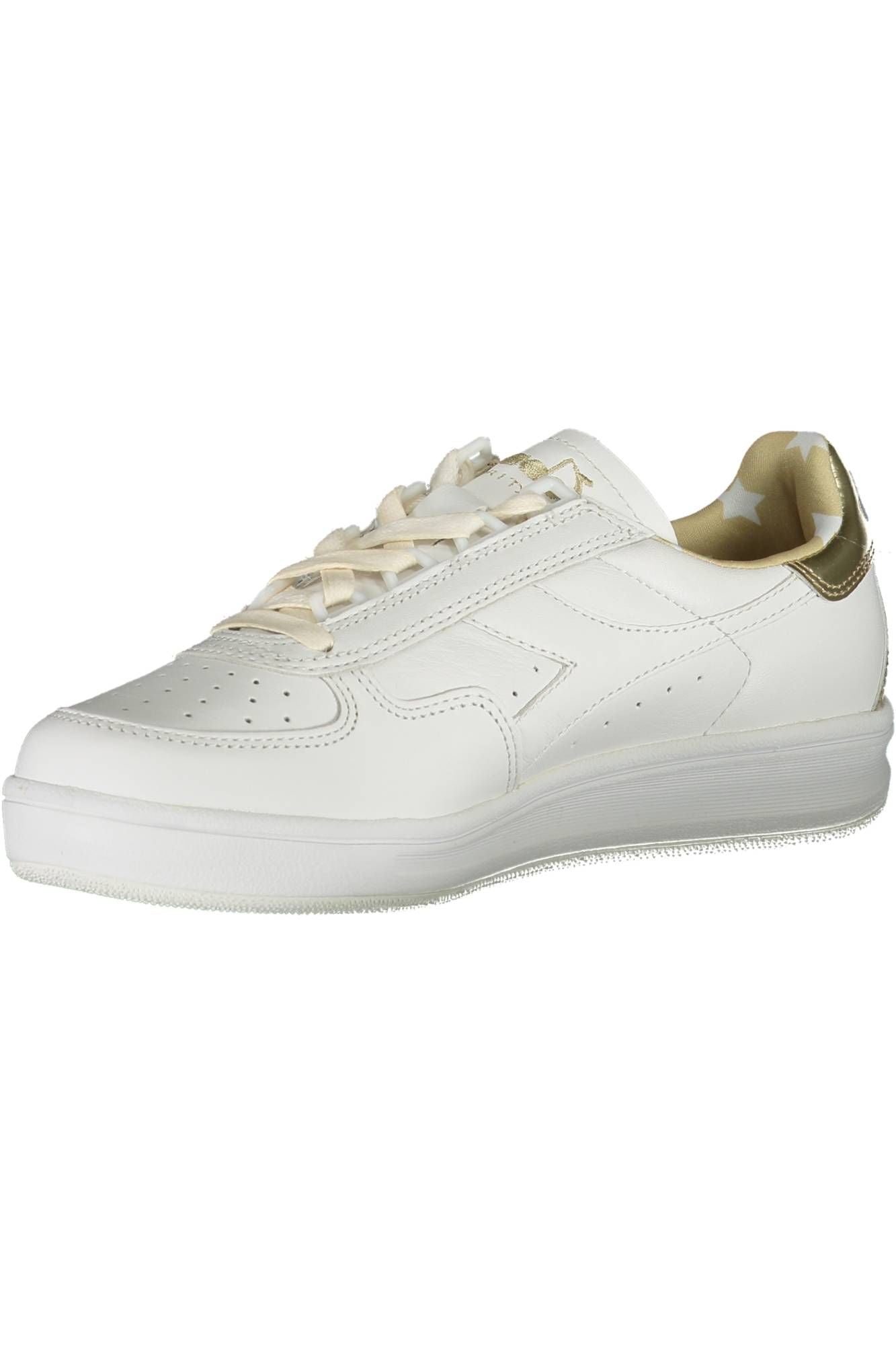 White Fabric Women Sneaker