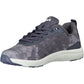 Blue Fabric Women Sneaker