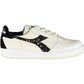 White Fabric Women Sneaker