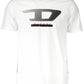 White Cotton Men T-Shirt