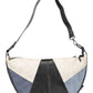 Blue Polyurethane Women Handbag