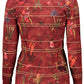 Red Polyester Women Sweater