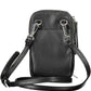 Black Polyurethane Women Handbag
