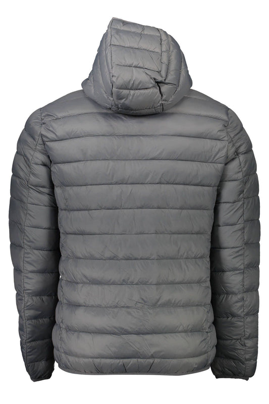 Gray Polyamide Men Jacket