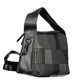 Black Polyethylene Women Handbag