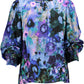 Blue Viscose Women Sweater