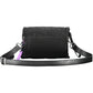 Black Polyester Women Handbag