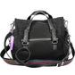 Black Polyester Women Handbag