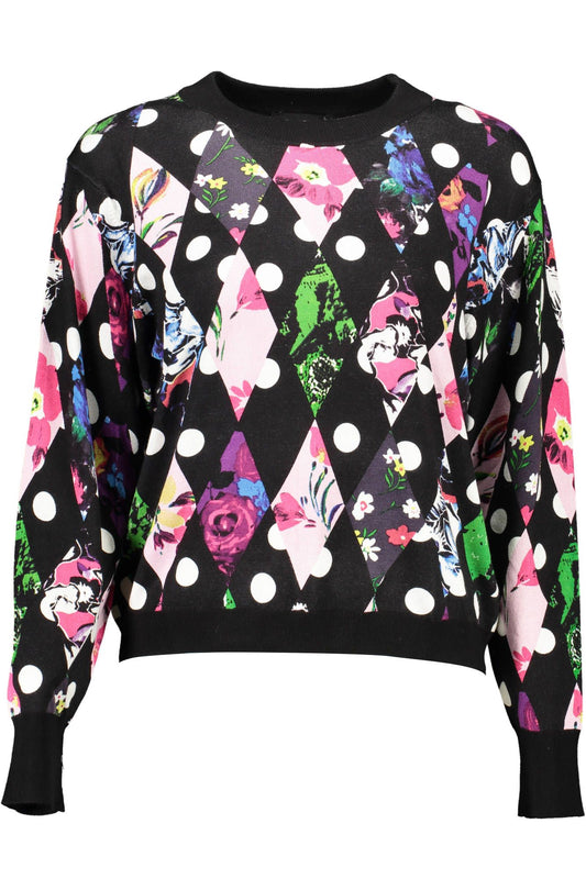Black Viscose Women Shirt