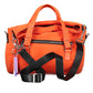 Orange Polyester Women Handbag