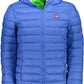 Blue Polyamide Men Jacket