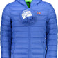 Blue Polyamide Men Jacket