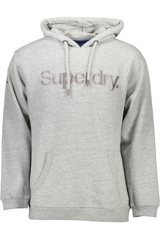 Gray Cotton Men Sweater