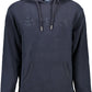 Blue Cotton Men Sweater