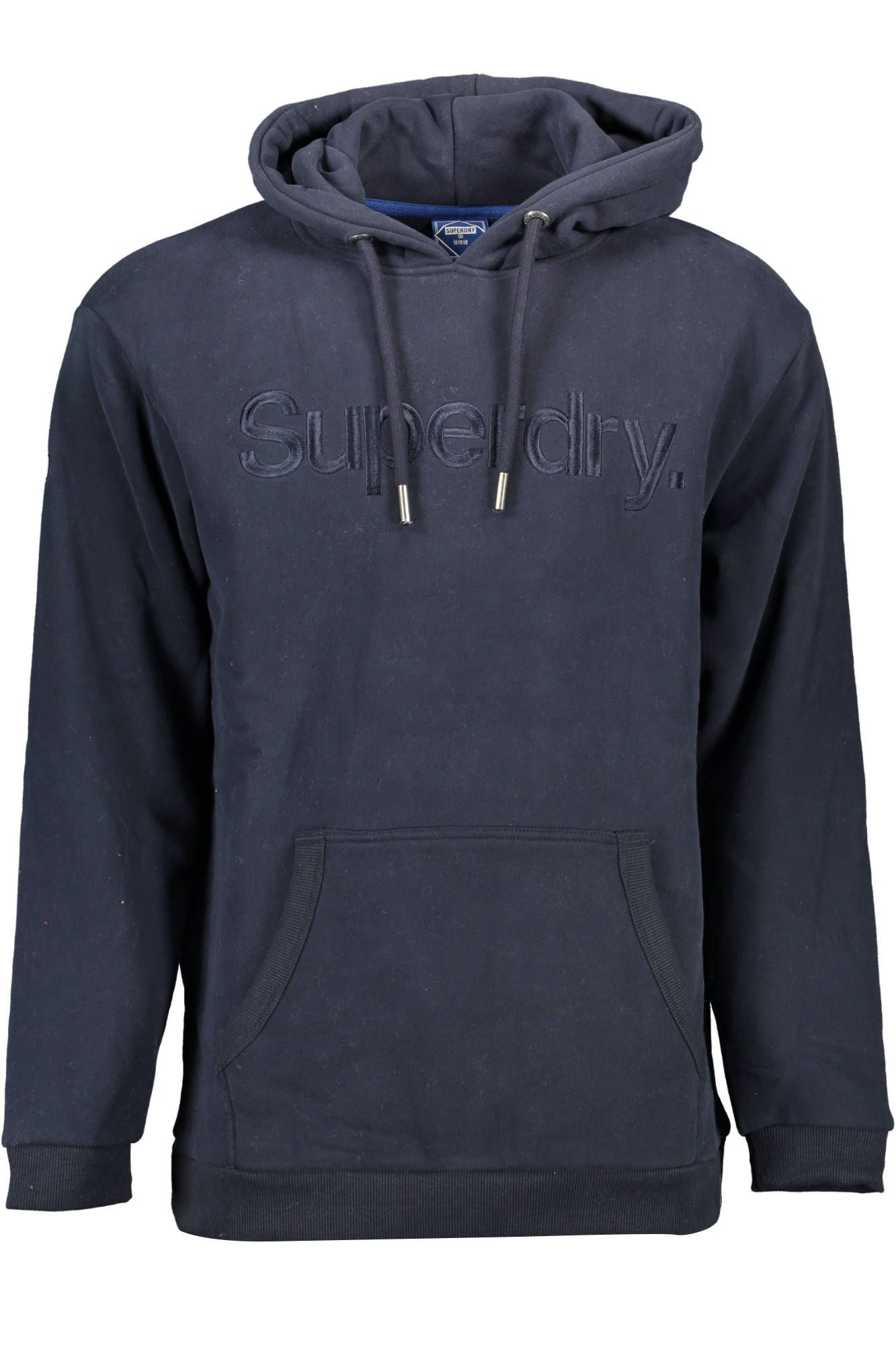 Blue Cotton Men Sweater
