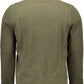 Green Cotton Men Sweater