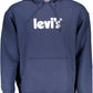 Blue Cotton Men Sweater
