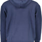 Blue Cotton Men Sweater