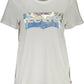 White Cotton Women T-Shirt