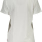 White Cotton Women T-Shirt