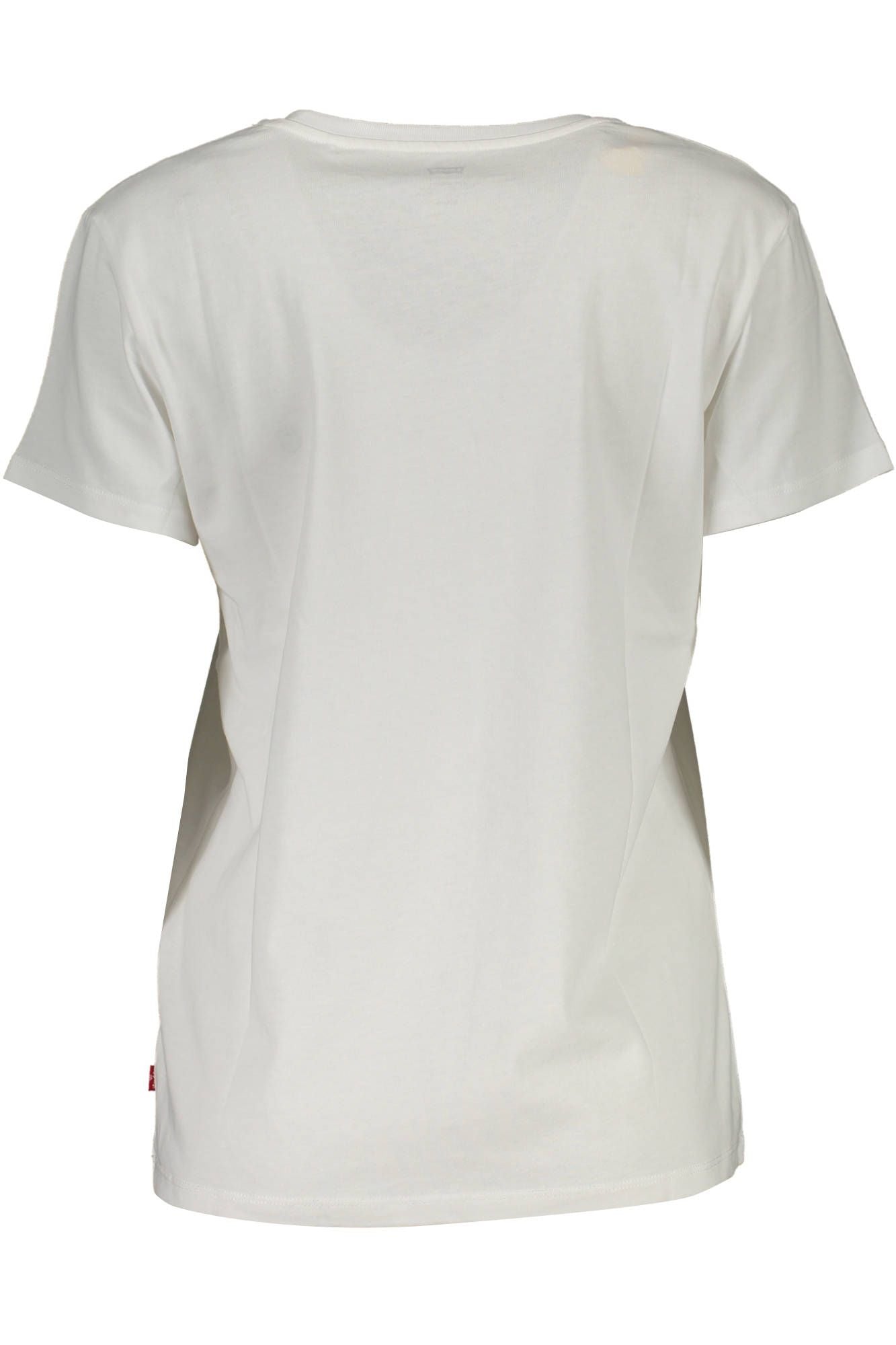 White Cotton Women T-Shirt