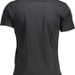 Black Cotton Men T-Shirt