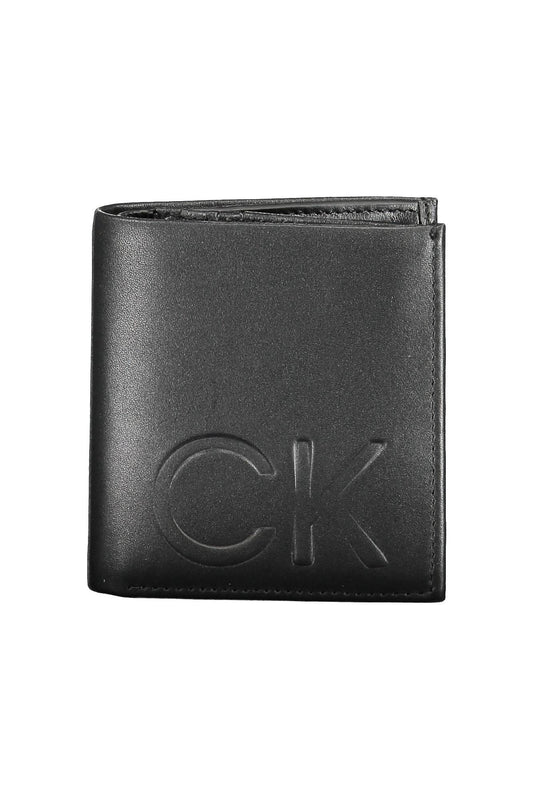 Black Leather Men Wallet