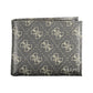 Black Polyurethane Men Wallet