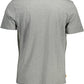 Gray Cotton Men T-Shirt