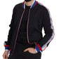 Elegant Zipper Sweater in Moscow Blue