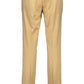 Beige Cotton Men Trouser