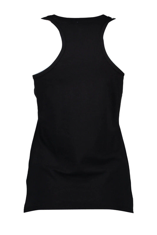 Black Cotton Women Tank Top