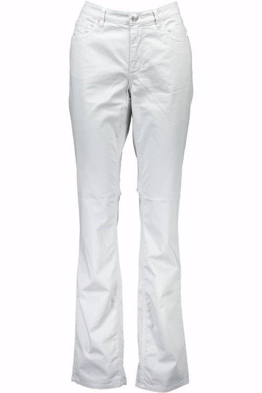 Gray Cotton Women Pants