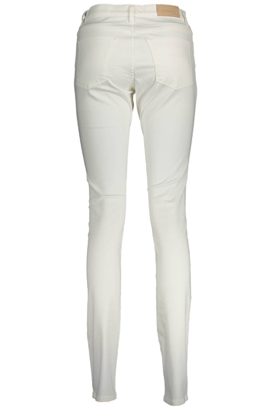 White Cotton Women Pant
