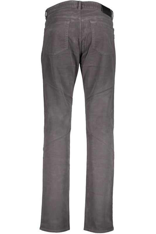 Gray Cotton Men's Pant
