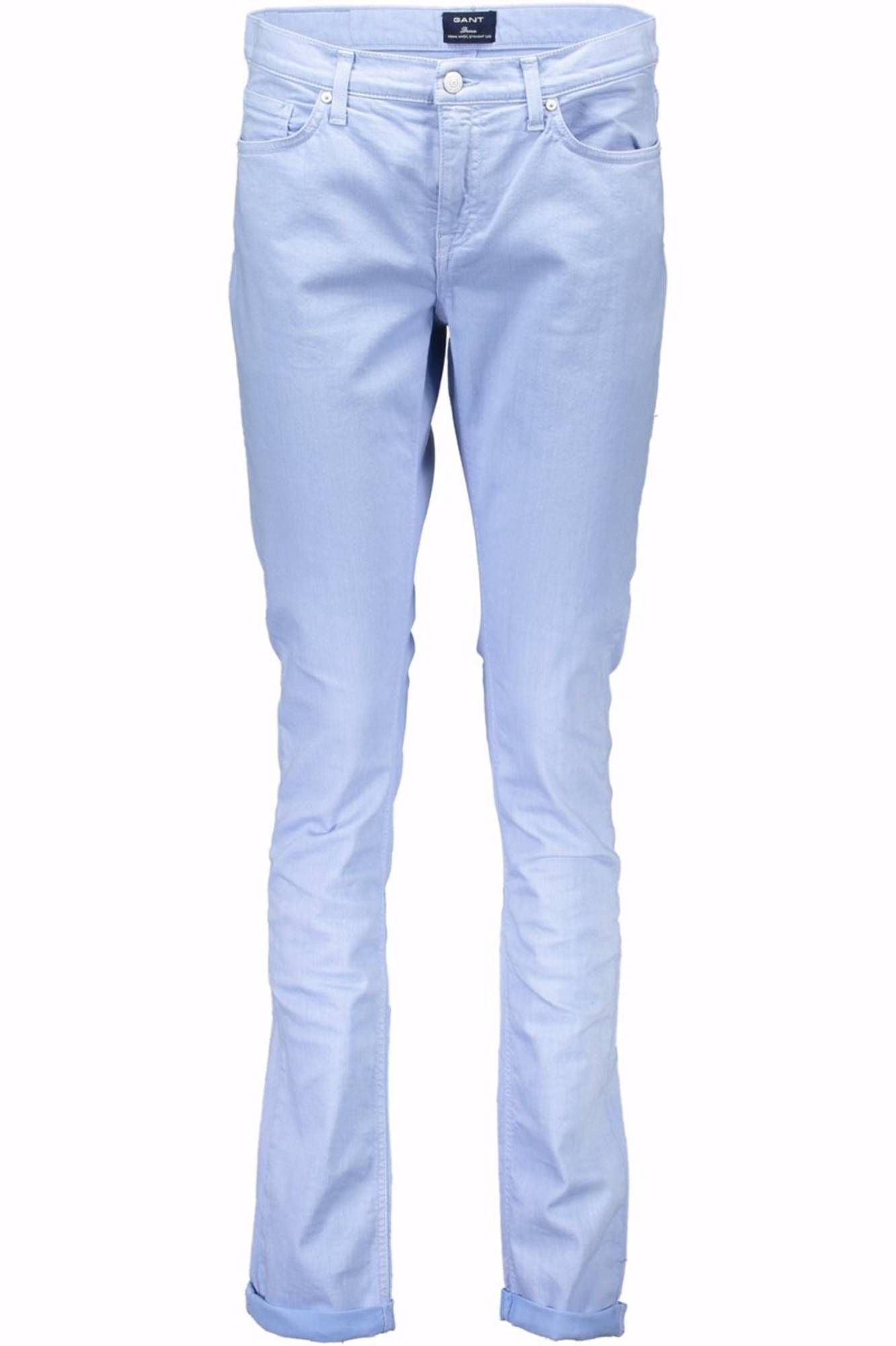 Light Blue Cotton Women Jean